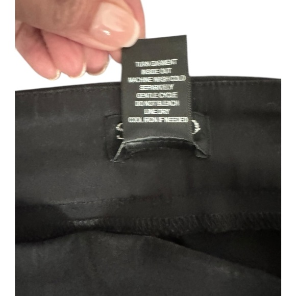 SOHO Black Tapered Pants with Zipper Details - 2X - Picture 5 of 5